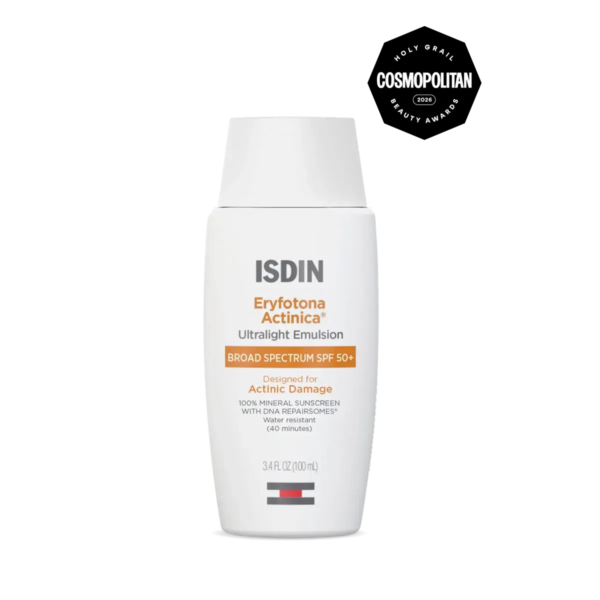 ISDIN Eryfotona Actinica 3.4 FL OZ Ultralight mineral sunscreen SPF 50+